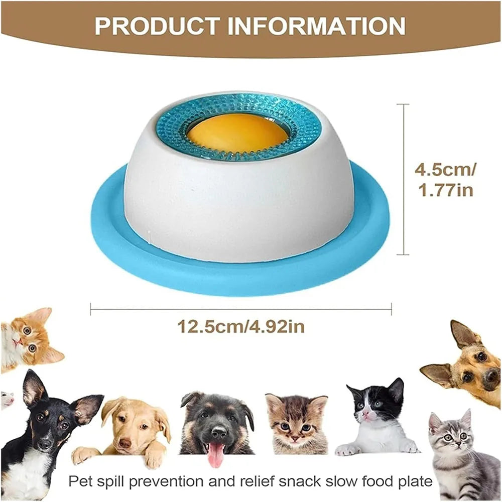 Non Slip Slow Feeder Lick Mat For Calming Pet Enrichment