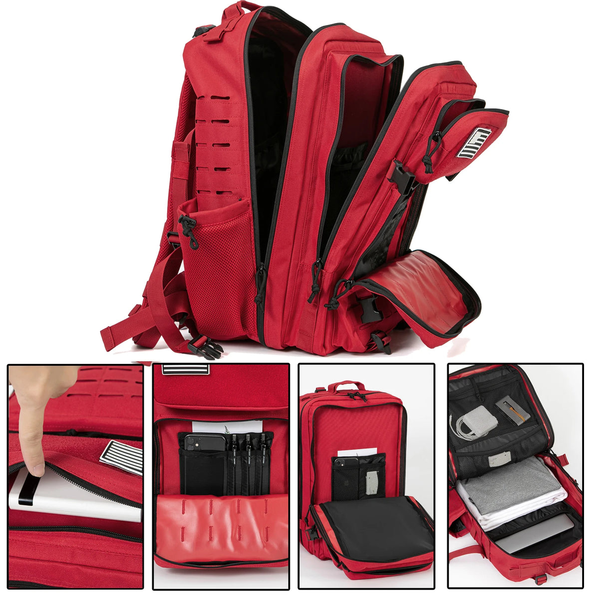ReFire Gear 45Liter Men Tactical Hunting Backpack With Cup Holder