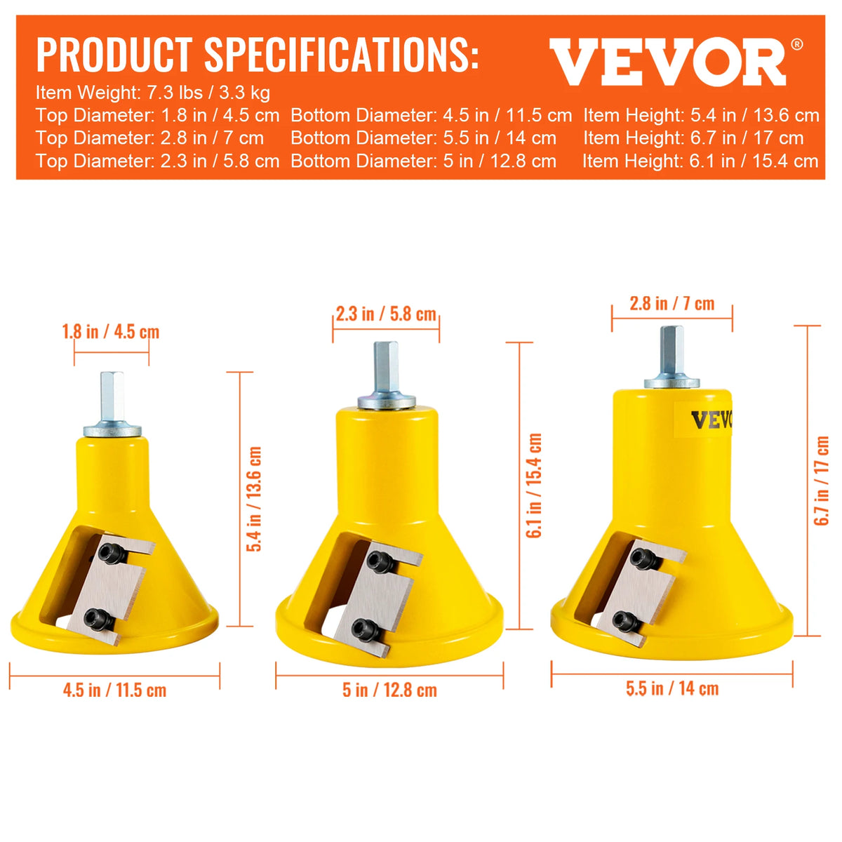 SucceBuy 4/6/8Pcs Tenon Cutter Log Furniture Kit 1/1.5/2in Straight/Curved Blades Commercial Woodworking Tool for Corded Drill
