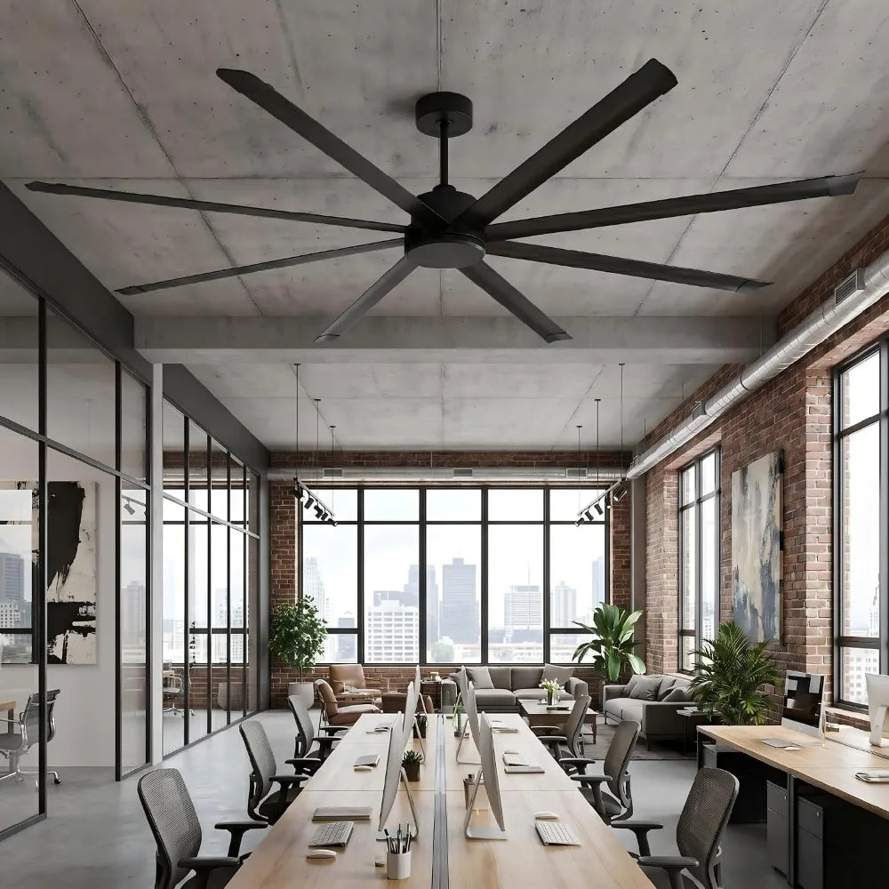 Industrial Ceiling Fan Without Lights for Commercial Warehouses