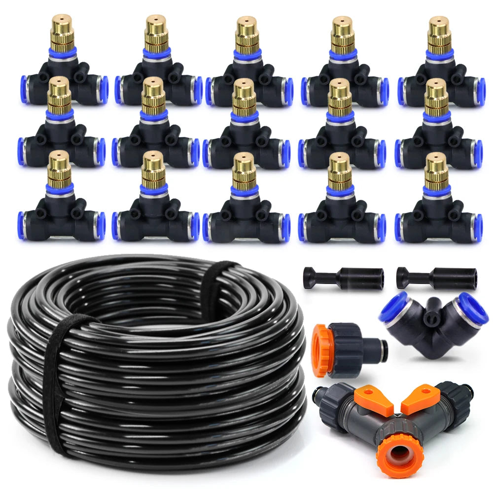 RBCFHI Garden Adjustable Mist Nozzle Irrigation System