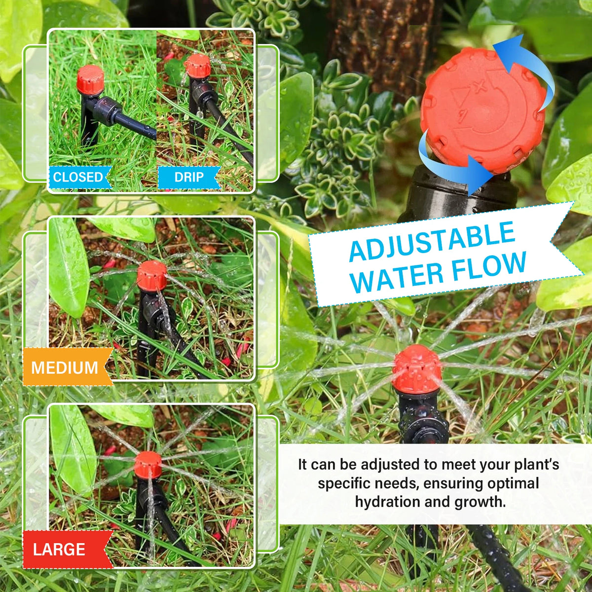 Automatic Drip Irrigation System Kit With Quick Connect Fittings