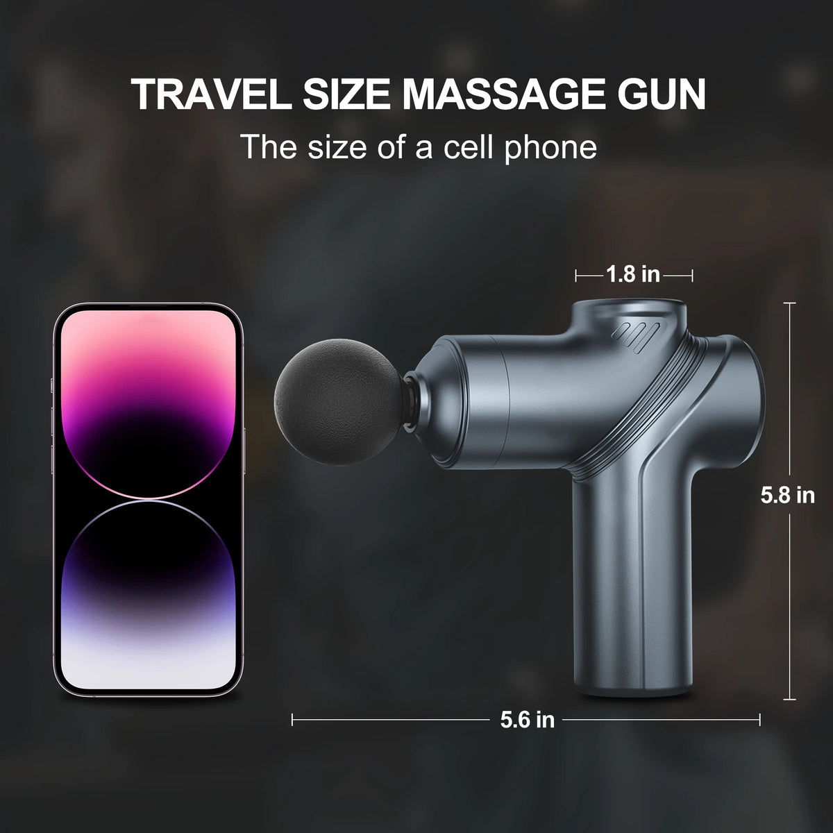 LEERCON Deep Tissue Massage Gun for Muscle Relaxation and Recovery