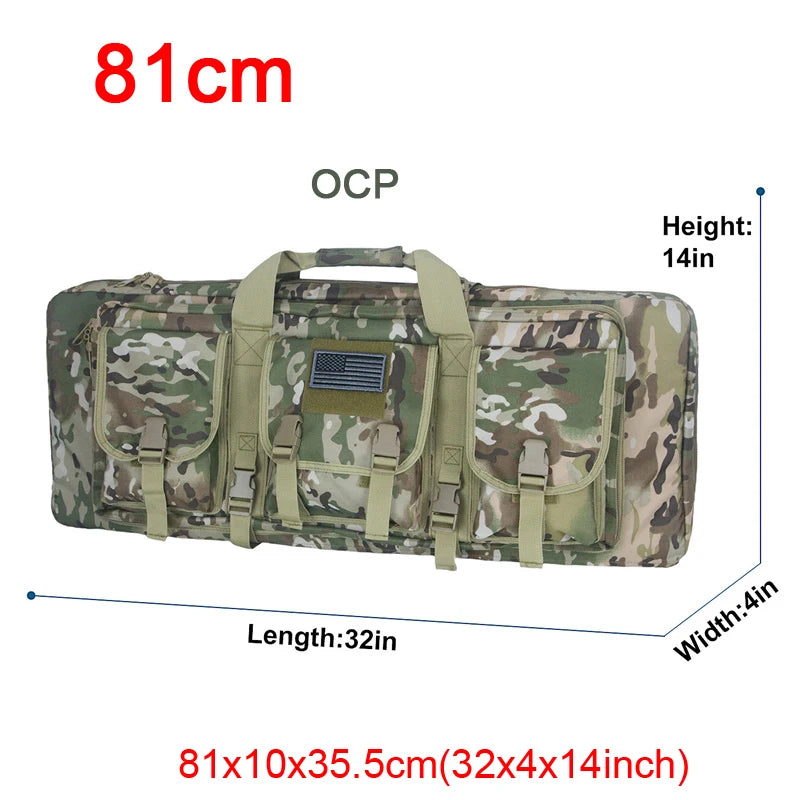LQARMY Tactical Double Rifle Molle Gun Backpack Case