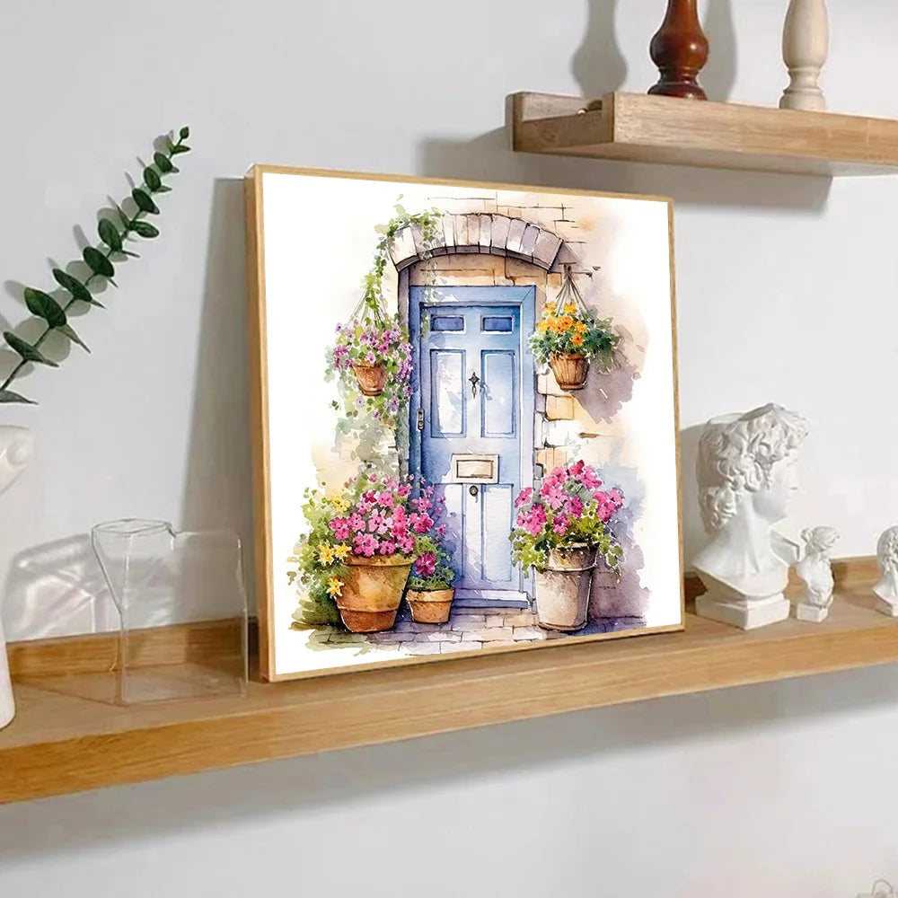 Flower Paint By Number Canvas Kit For Adult DIY Art