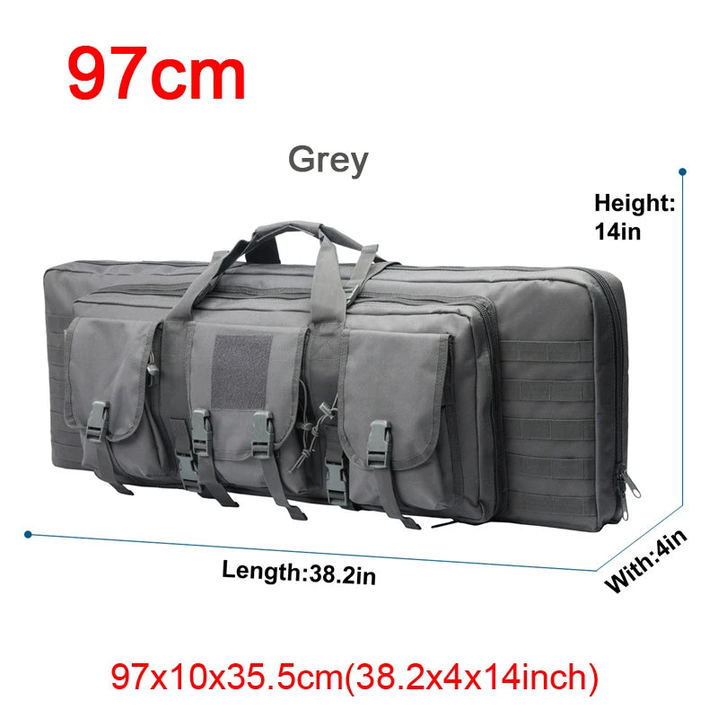 LQARMY Tactical Double Rifle Molle Gun Backpack Case