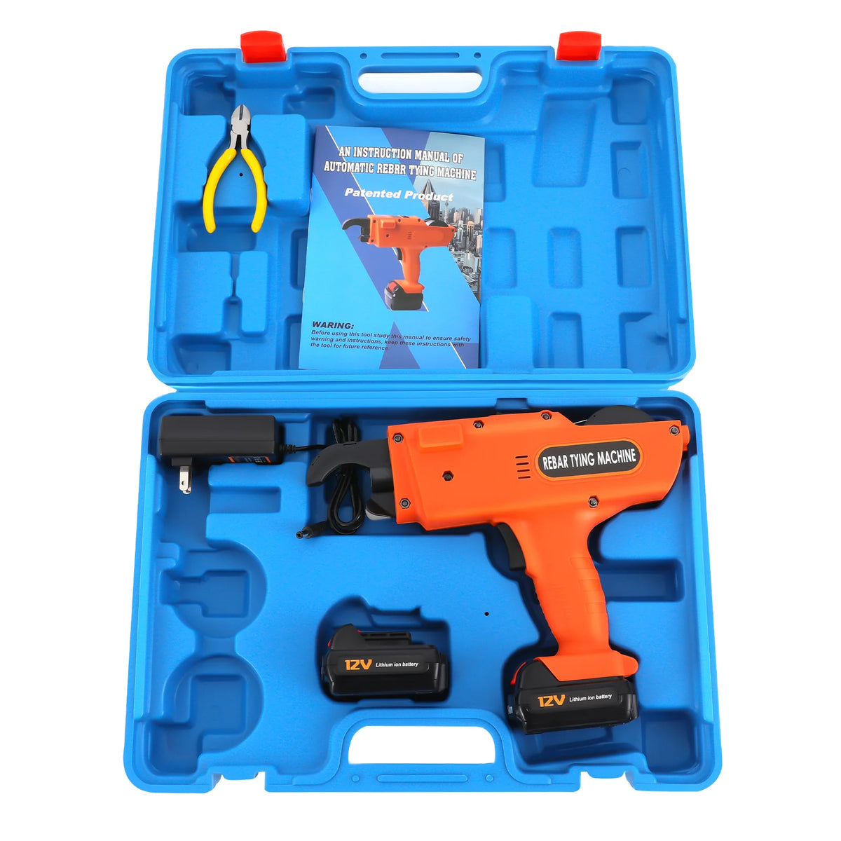 Automatic Rebar Tier Binding Machine 12V Handheld Electric Tying Tool