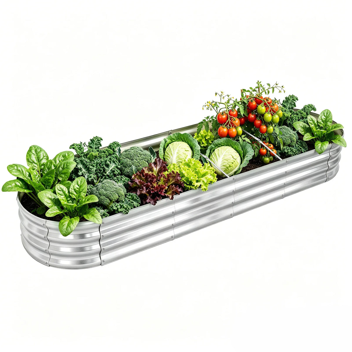 Premium Galvanized Metal Raised Garden Bed For Outdoor Plants