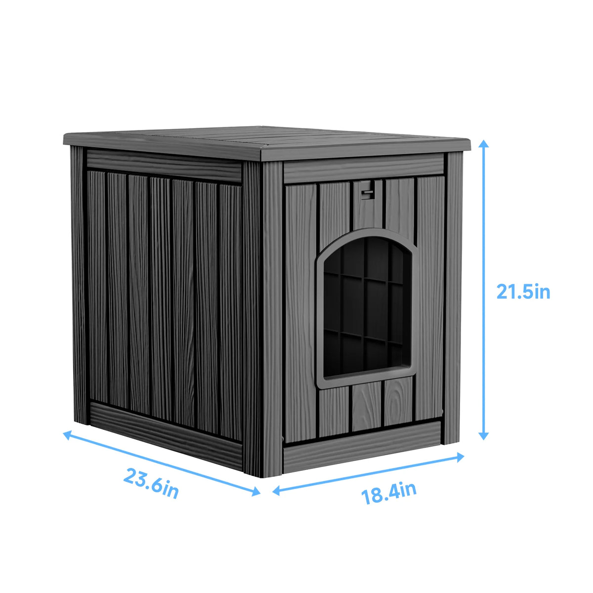 Resin Cat House End Table Two In One Waterproof Kennel