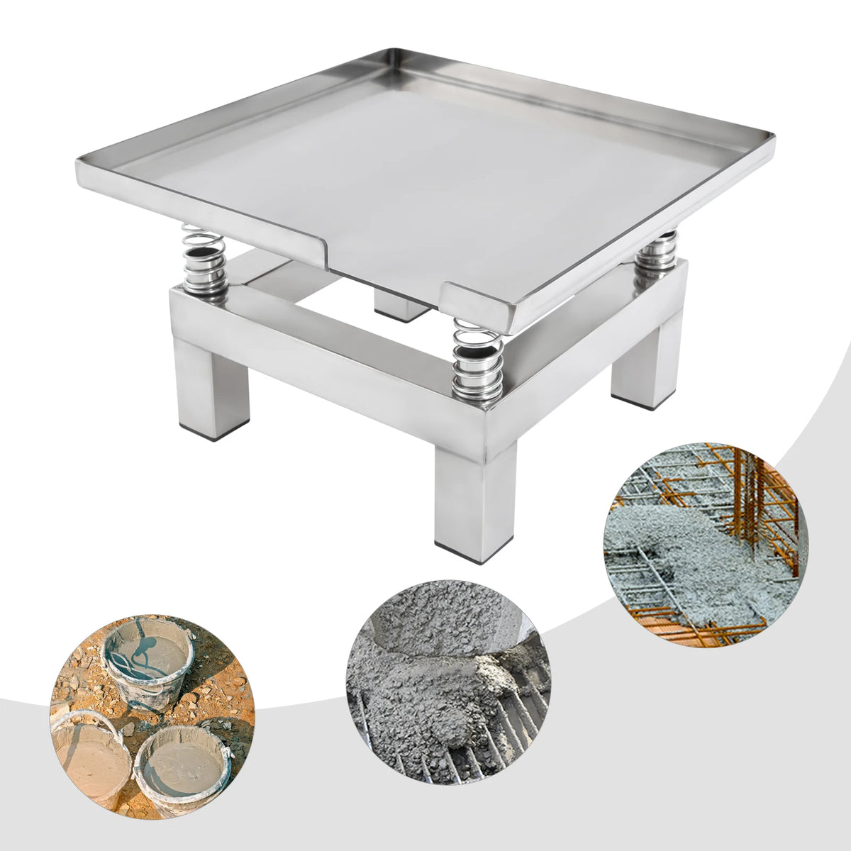 Electric Concrete Vibrating Table 10 Kg Load Test Bench