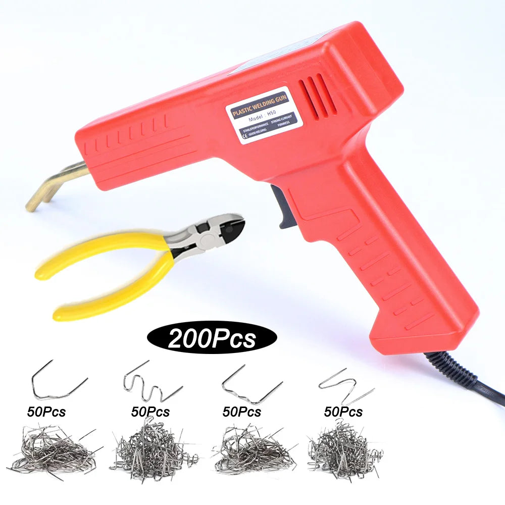 Plastic Welder 2in1 Repair Kit With Hot Staples