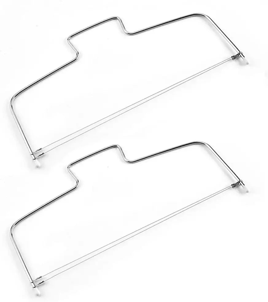 Double Wire Adjustable Cake Leveler Stainless Steel Decorating Tool