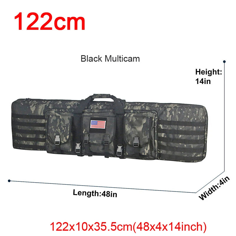 LQARMY Tactical Double Rifle Molle Gun Backpack Case