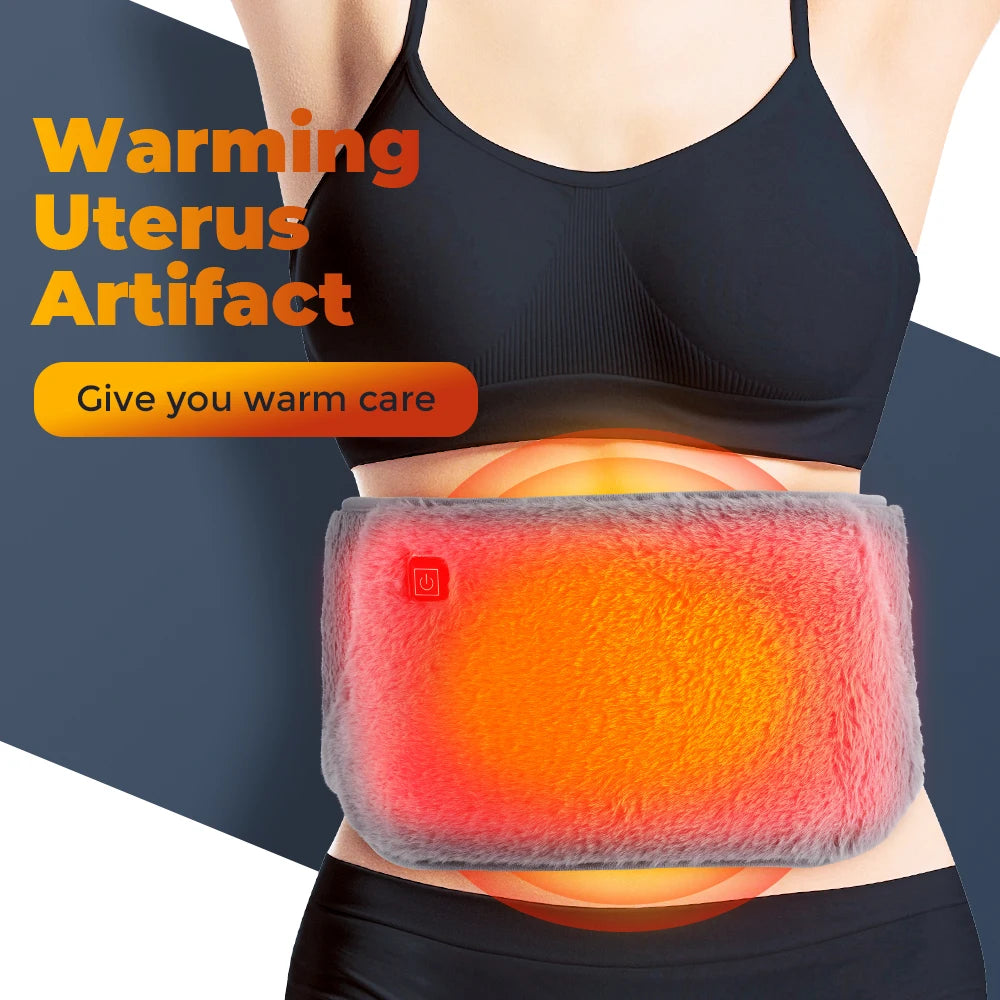 PASTSKY Graphene Heating Pad USB Rechargeable Waist Warmer