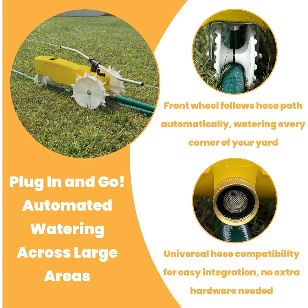 Automatic Traveling Water Sprinkler For Lawn And Garden Irrigation