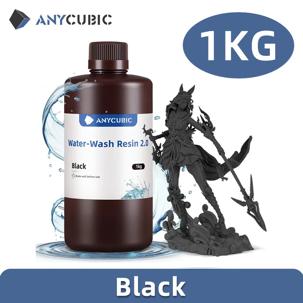 AnyCubic Water Washable 405nm UV Resin For 3D Printers