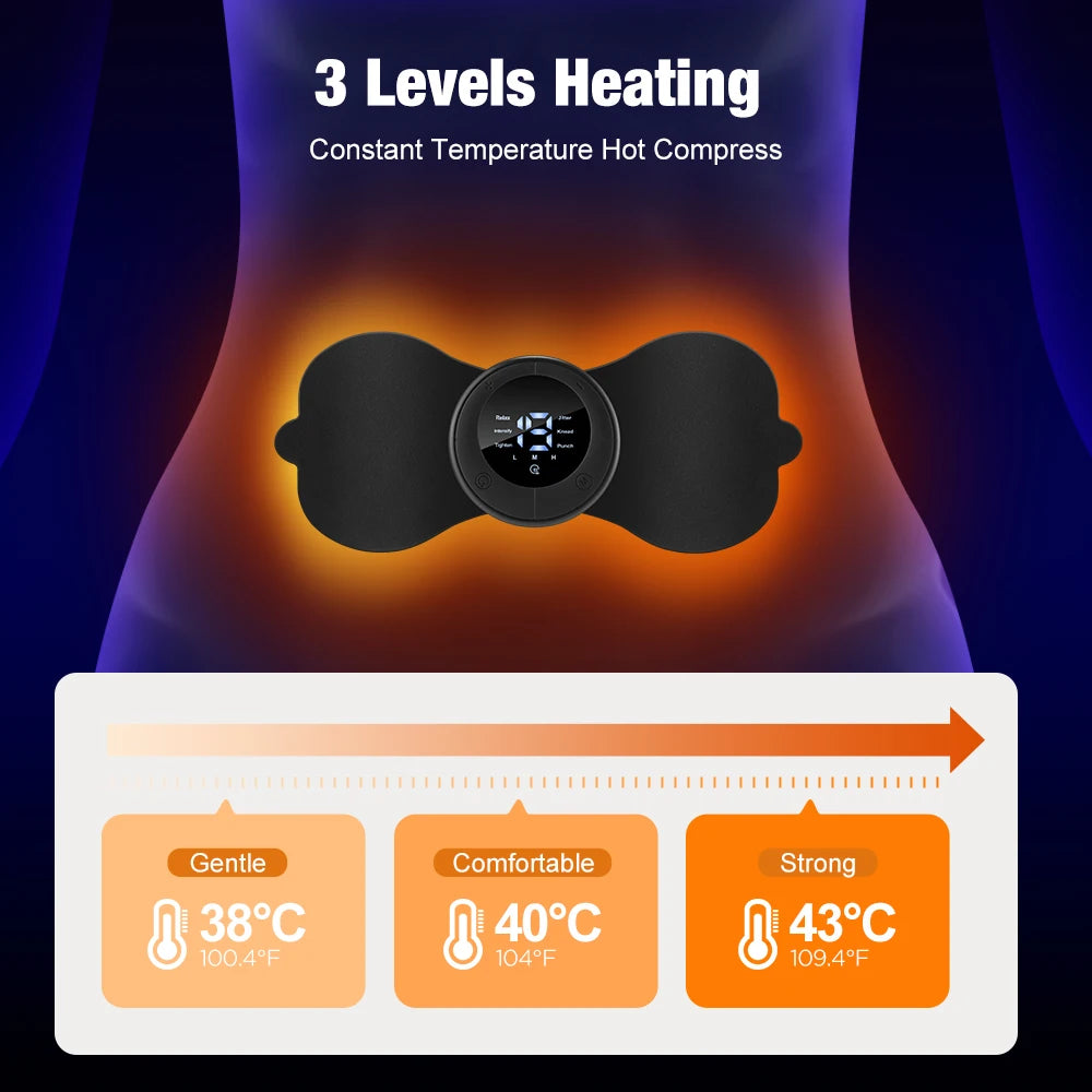PASTSKY Heated Foot Massager Mat With EMS Pulse Therapy