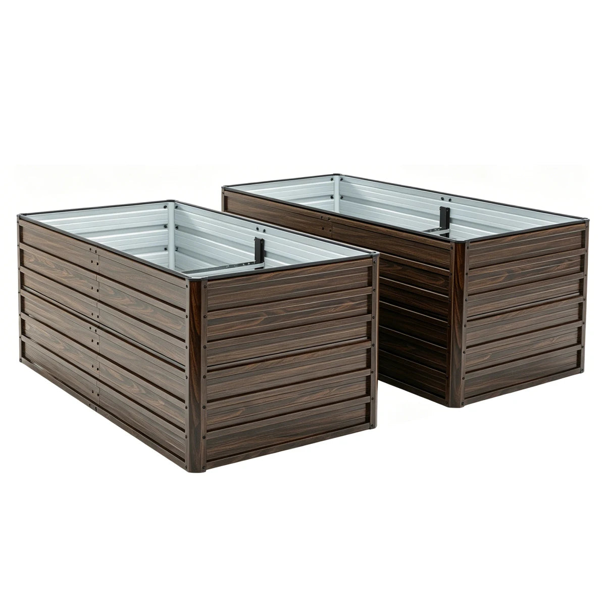 Rustproof Steel Raised Garden Bed Planter With Drainage