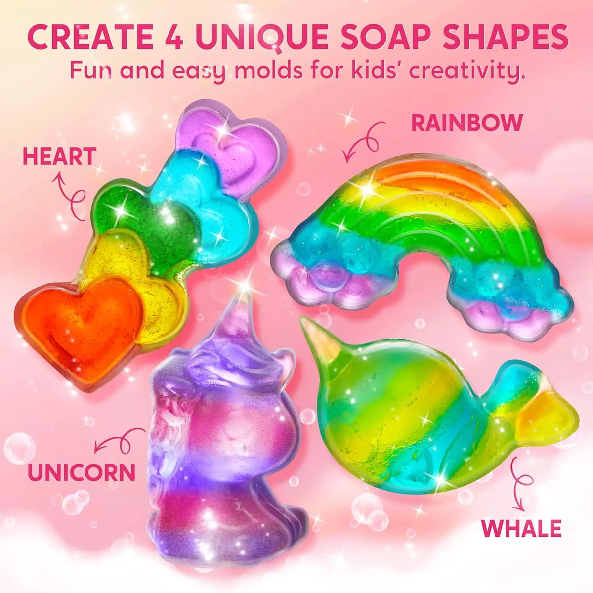 Joyfy Unicorn Soap Making Kit for Kids Stem Craft Project