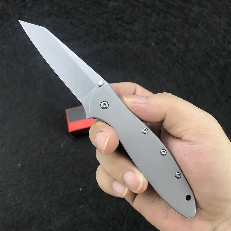 DIY Tanto Blade Folding Outdoor EDC Camping Hunting Knife