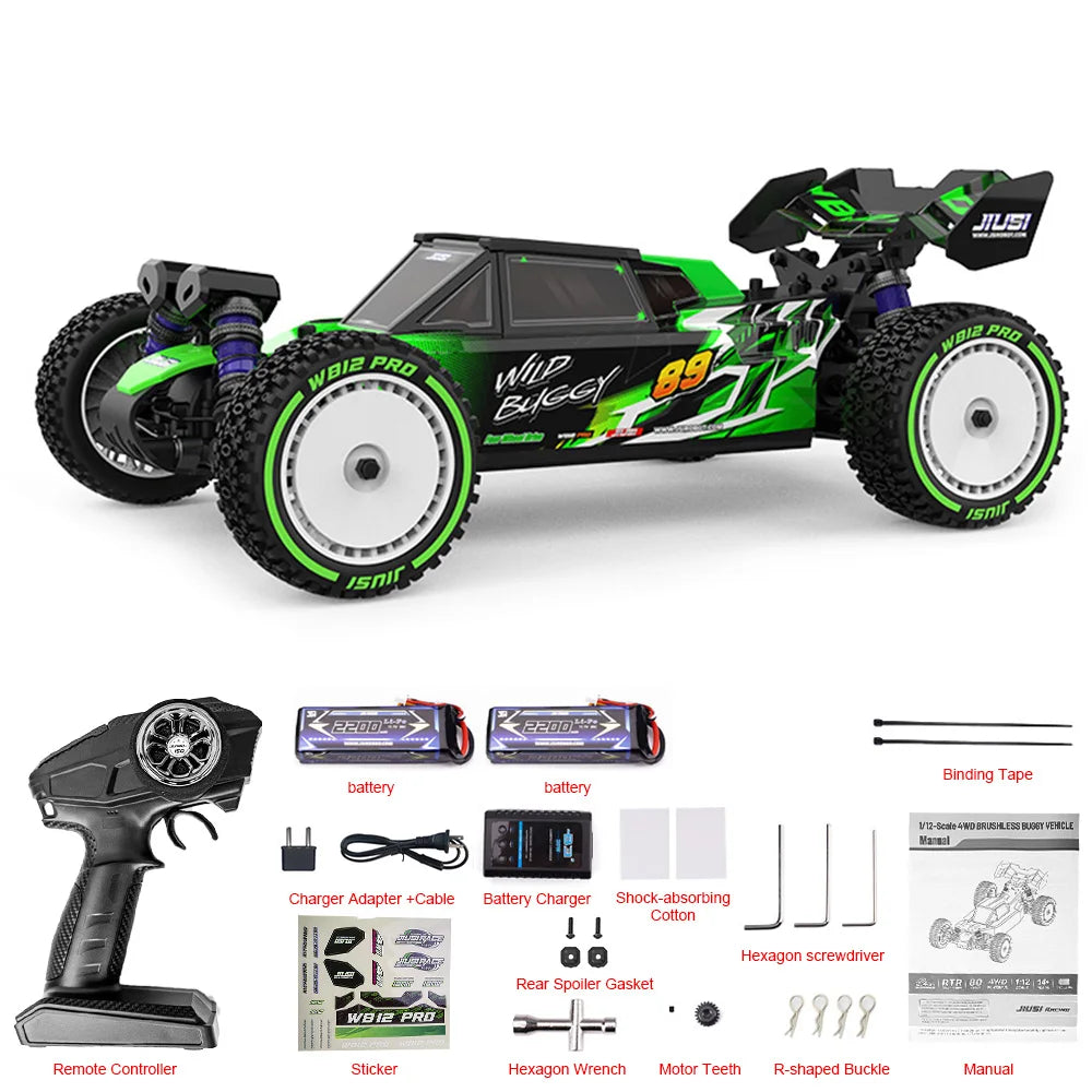 JIUSI Brushless High Speed 4WD Offroad RC Car Racer